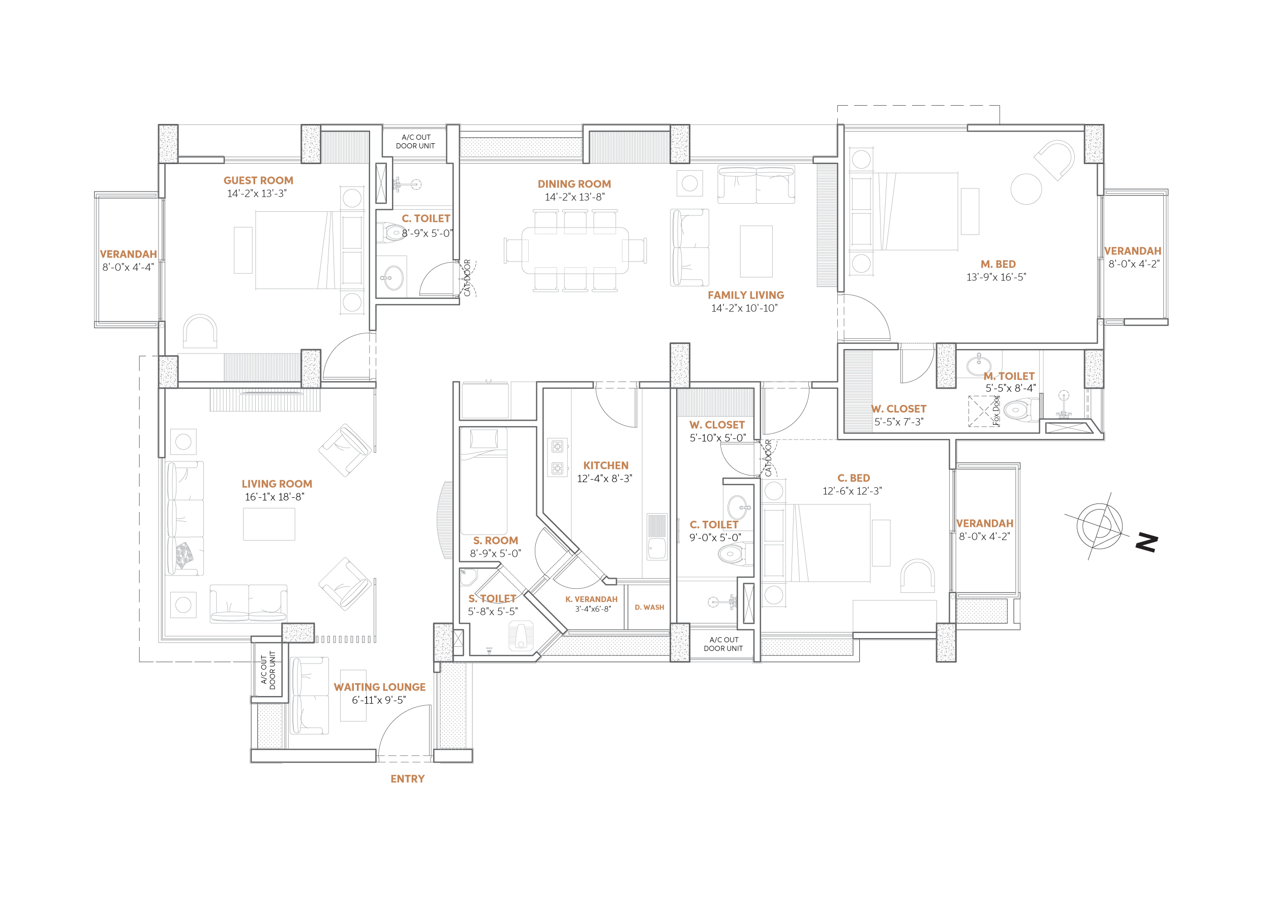 Typical floor Type C